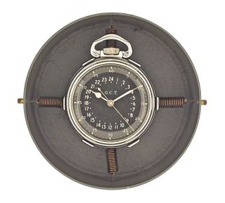 A Hamilton 4992B navigation watch with Adamson carrying case