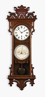 E. N. Welch Mfg. Co. Damrosch double dial calendar clock