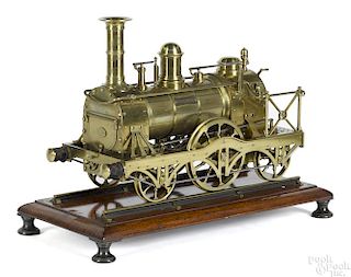 Magnet live steam train locomotive, 2-2-2, with double cylinder engine, fully functional