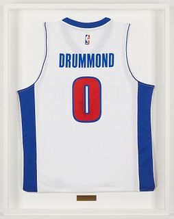 Detroit Pistons Jersey Signed Andre Drummond