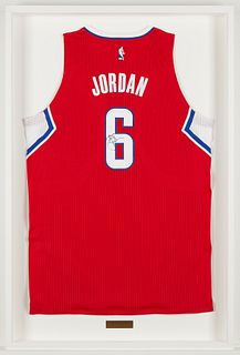 Deandre Jordan Signed Los Angeles Clippers Jersey