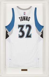 Karl Anthony Towns Signed MN Timberwolves Jersey