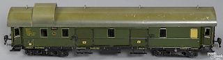 Marklin Gauge I baggage train car, 57 cm, no. 19441 coach, without interior, 22 1/2'' l.