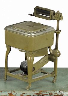 Hubley cast iron Maytag wringer washing machine, 7 1/4'' h.