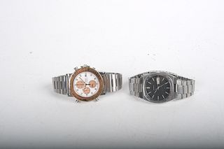 Two Vintage Seiko Quartz Watches
