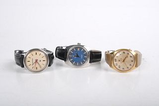 Three Vintage Watches, Accutrons and Tissot 