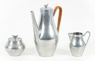 John Prip for Reed and Barton pewter Coffee Service