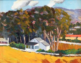Patty Biederman oil Sunny Day Mission Ranch