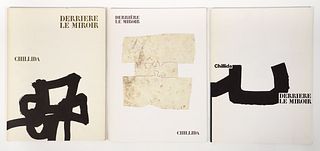 Eduardo Chillida 3 Issues Derriere Le Miroir Lithos 1964-1980