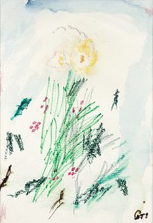 Cori Creed Flora Watercolor on Paper