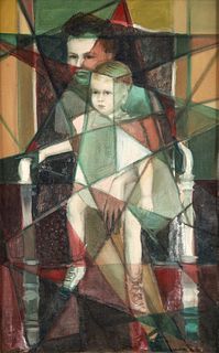 Irene Pasinski 1951 painting And Whose Little Girl Are You