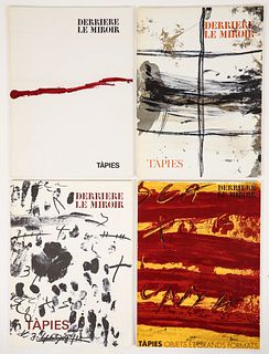 Antoni Tapies 4 Issues Derriere Le Miroir Lithos 1967-1972