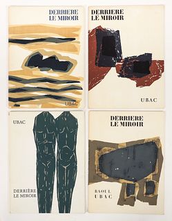 Raoul Ubac 4 Issues Derriere Le Miroir Lithos 1961-1983