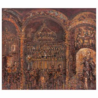 JAZZAMOART, El corsario, platicado, recordado y dibujado, Firmado y fechado 97, Óleo sobre tela, 60 x 70 cm