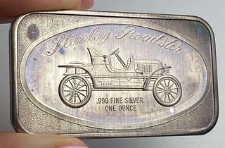 Toned Stanley Roadster 1 ozt .999 Silver Bar