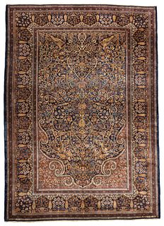 Dabir Kashan Manchester Wool Rug 5' x 6'11" (1.52 x 2.11 M)