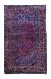 Silk Kashan Rug 4'2" x 7' (1.27 x 2.13 M)