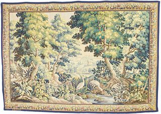 French 18th Century Tapestry Rug 6'7" x 9'3" (2.01 x 2.82 M)