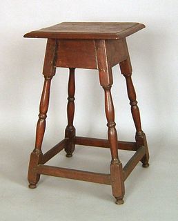 Pennsylvania poplar and maple stand, ca. 1760, wit
