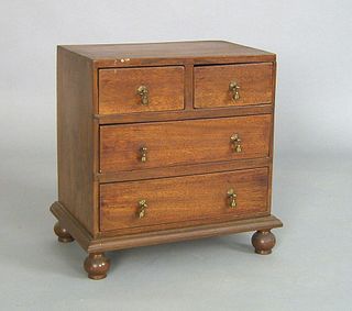 Pennsylvania mahogany valuables chest, late 18th c