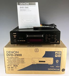 DENON DVD-2900 AUDIO VIDEO SUPER AUDIO CD PLAYER  IN BOX
