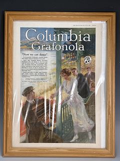 COLUMBIA GRAFONLA ADVERTISING PRINT REPRO