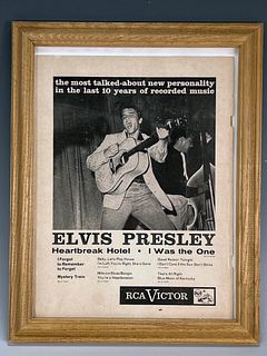 ELVIS PRESLEY RCA VICTOR MAGAZINE AD PAGE