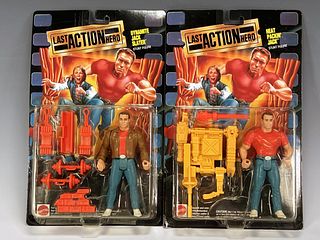 THE LAST ACTION HERO ACTION FIGURES IN PACKAGE