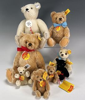 LOT OF STEIFF ORIGINAL TEDDY BEARS