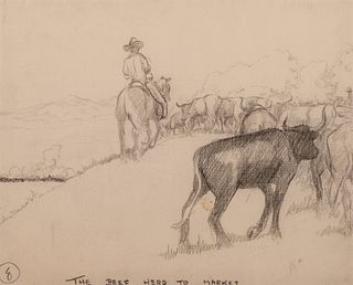 Will James (1892 – 1942) — The Beef Herd to Market
