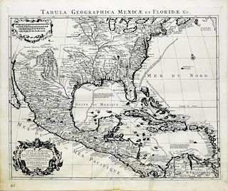 De L'Isle Tabula Geographica Mexicae et Florida