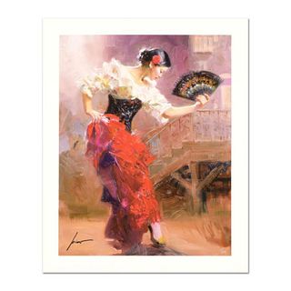 Pino (1939-2010), "Spanish Dancer" Hand Signed Limited Edition with Certificate of Authenticity.