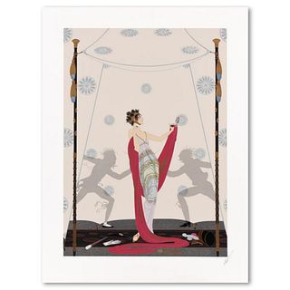 Erte (1892-1990), "The Duel" Limited Edition Serigraph from an HC Edition, Hand Signed with Letter of Authenticity