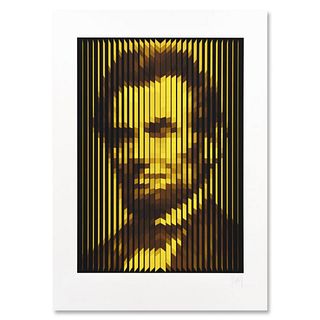 Jean-Pierre Yvaral (1934-2002), "Abraham Lincoln" Limited Edition Serigraph, Numbered and Hand Signed with Letter of Authenticity.