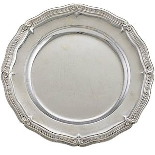 TIFFANY & CO. STERLING SILVER CAKE TRAY