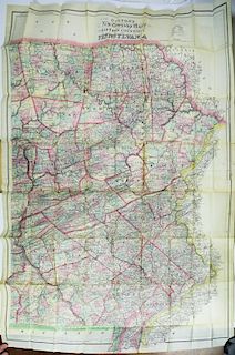 Colton, Map of Eastern PA, 1880
