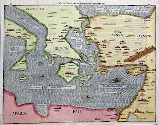 Bunting Map of Greece and Asia Minor