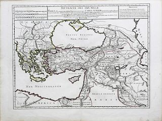 De L'Isle Map of Anatolia