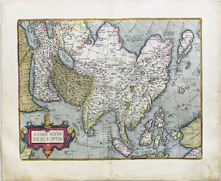 Ortelius, Asia, Spanish Edition