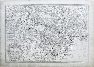De L'isle, Map of Arabia