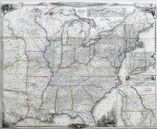 Smith New Map for Travellers through the USA