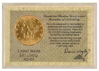 1904 Liberty Double Eagle $20 Gold Coin