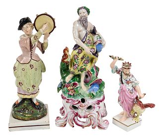 Three British Porcelain Figures