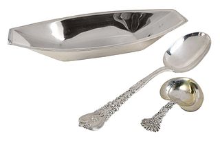 Tiffany Sterling Bowl and Serving Spoons