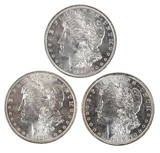 Three Solid Date New Orleans Morgan Dollar Rolls