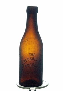 1895 Walter Brewing Co. Beer 7oz Embossed Bottle Pueblo Colorado