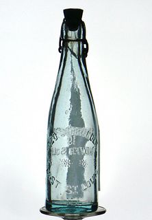 1893 George Schroeder Weiss Beer No Ref. Embossed Bottle East Saint Louis Illinois