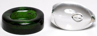 2 Pieces of Swedish Art Glass
