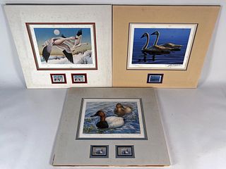 DUCK PRINTS AND STAMPS