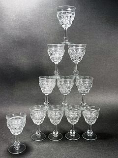 11 CORDIAL GLASSES